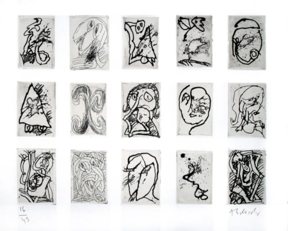 Gravura Alechinsky - Quinzaine