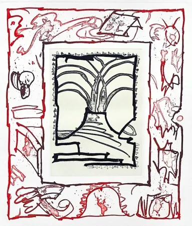 Gravura Alechinsky - Raisin II