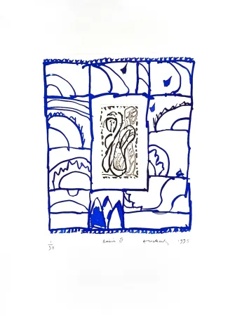 Gravura Alechinsky - Raisin III