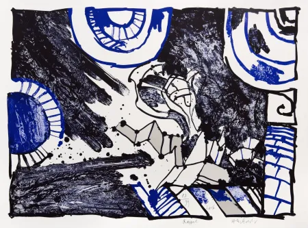 Litografia Alechinsky - Rappel