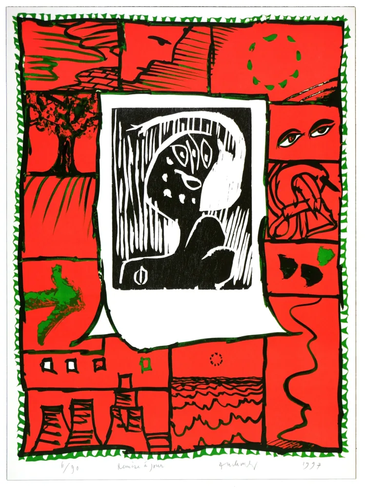 Litografia Alechinsky - Remise à jour