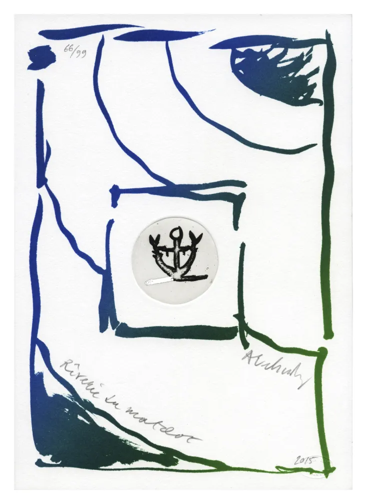 Gravura Alechinsky - Rêverie du matelot III