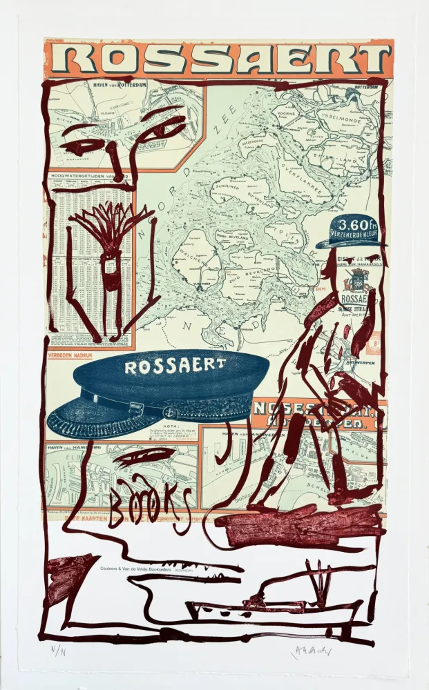 Litografia Alechinsky - Rossaert