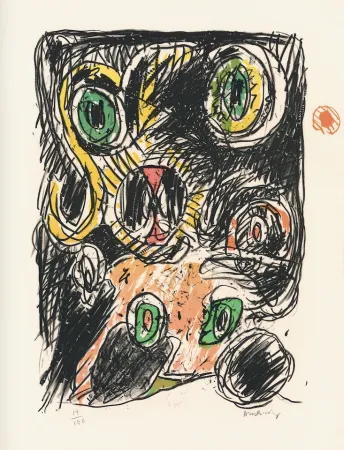 Litografia Alechinsky - Sac des lignes