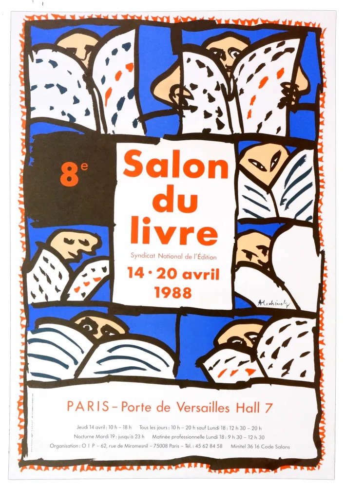 Cartaz Alechinsky - Salon du Livre