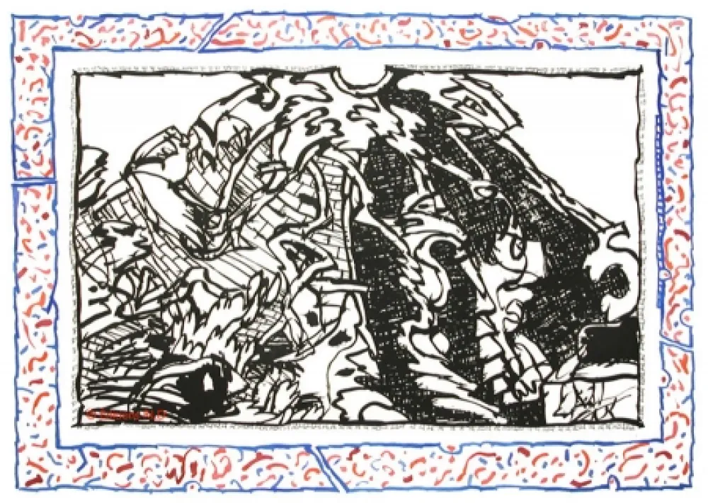 Água-Forte E Água-Tinta Alechinsky - Sans l'écorce A