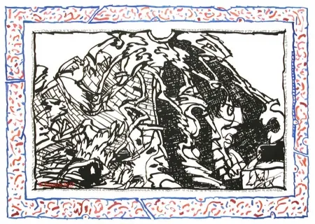 Água-Forte E Água-Tinta Alechinsky - Sans l'écorce A