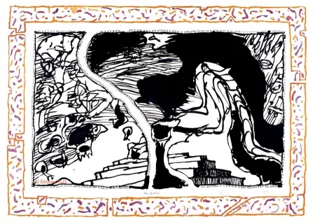 Água-Forte E Água-Tinta Alechinsky - Sans l'écorce C