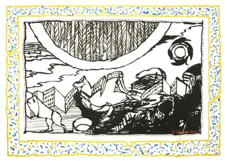 Água-Forte E Água-Tinta Alechinsky - Sans l'écorce D