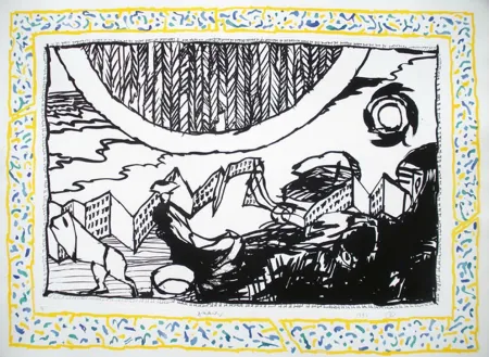 Gravura Alechinsky - Sans L'Ecorce D