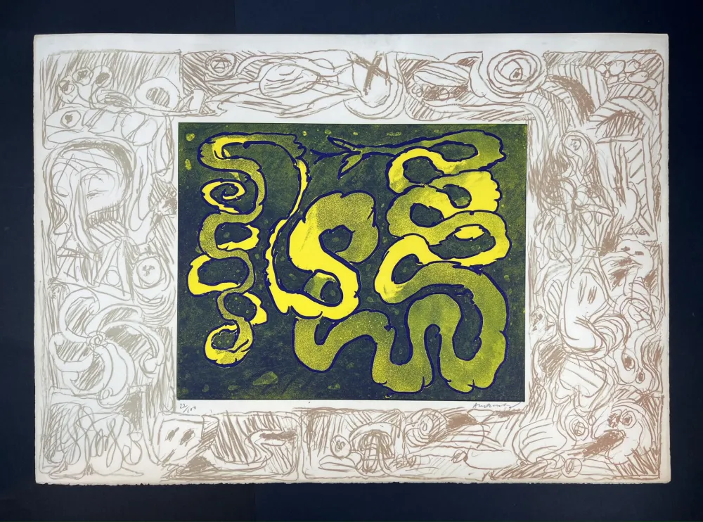 Água-Forte Alechinsky - Sans sonnette