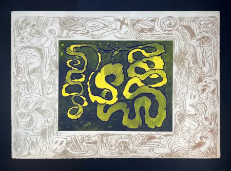 Água-Forte Alechinsky - Sans sonnette