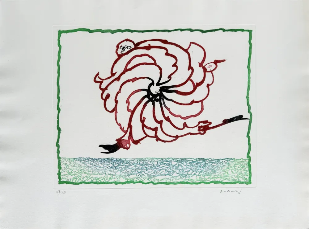 Água-Tinta Alechinsky - Sans titre