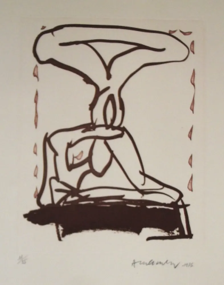 Água-Forte E Água-Tinta Alechinsky - Sans titre