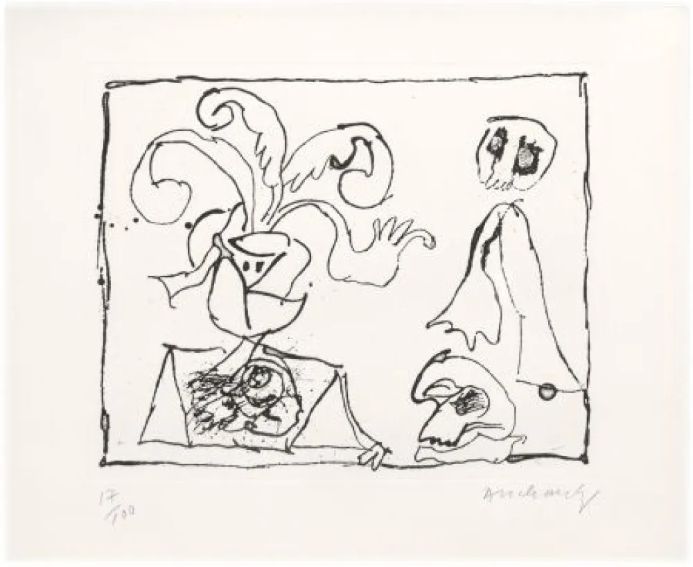 Água-Forte Alechinsky - Sans titre