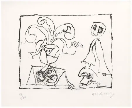 Água-Forte Alechinsky - Sans titre