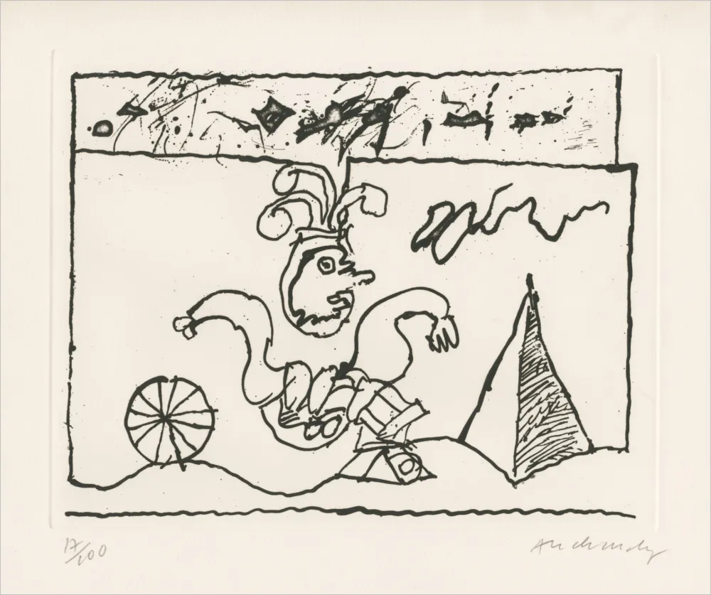 Água-Forte Alechinsky - Sans titre