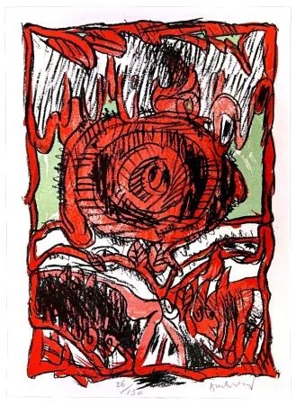 Litografia Alechinsky - Schismes 1