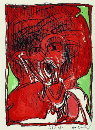 Litografia Alechinsky - Schismes