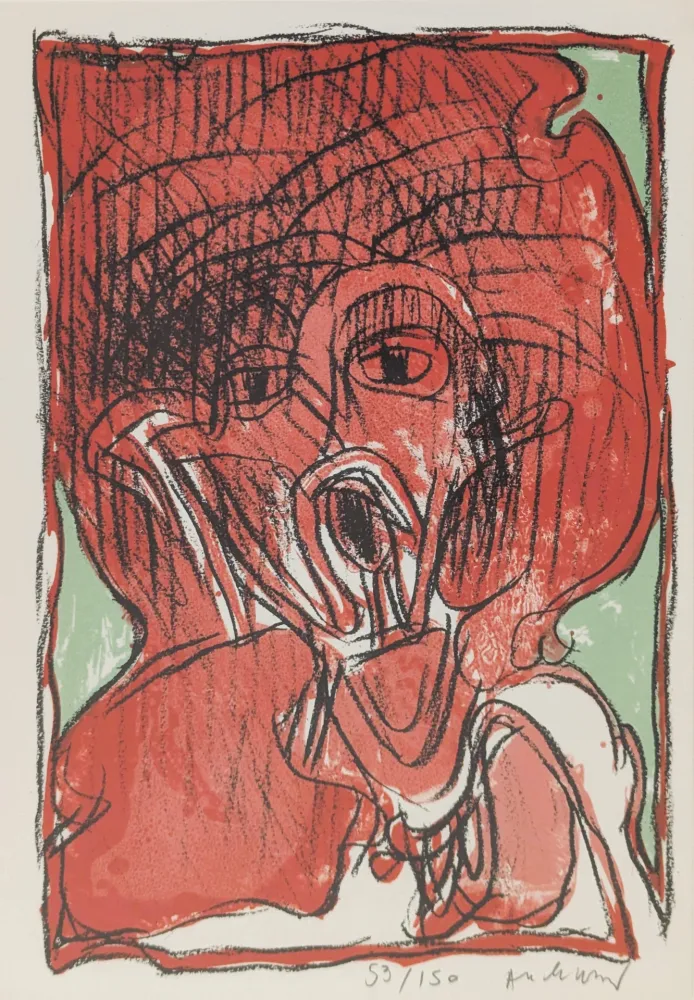 Litografia Alechinsky - Schismes 