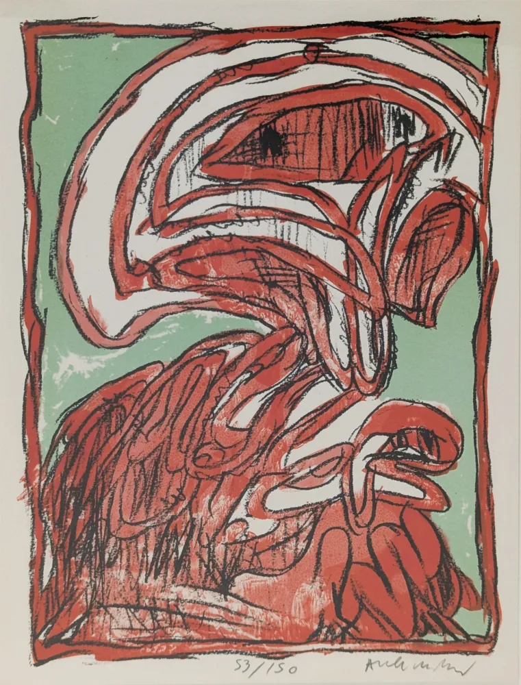 Litografia Alechinsky - Schismes
