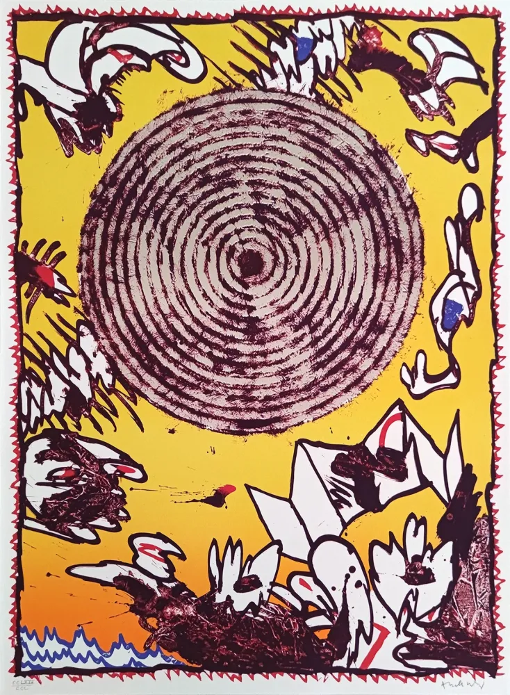 Litografia Alechinsky - Seoul