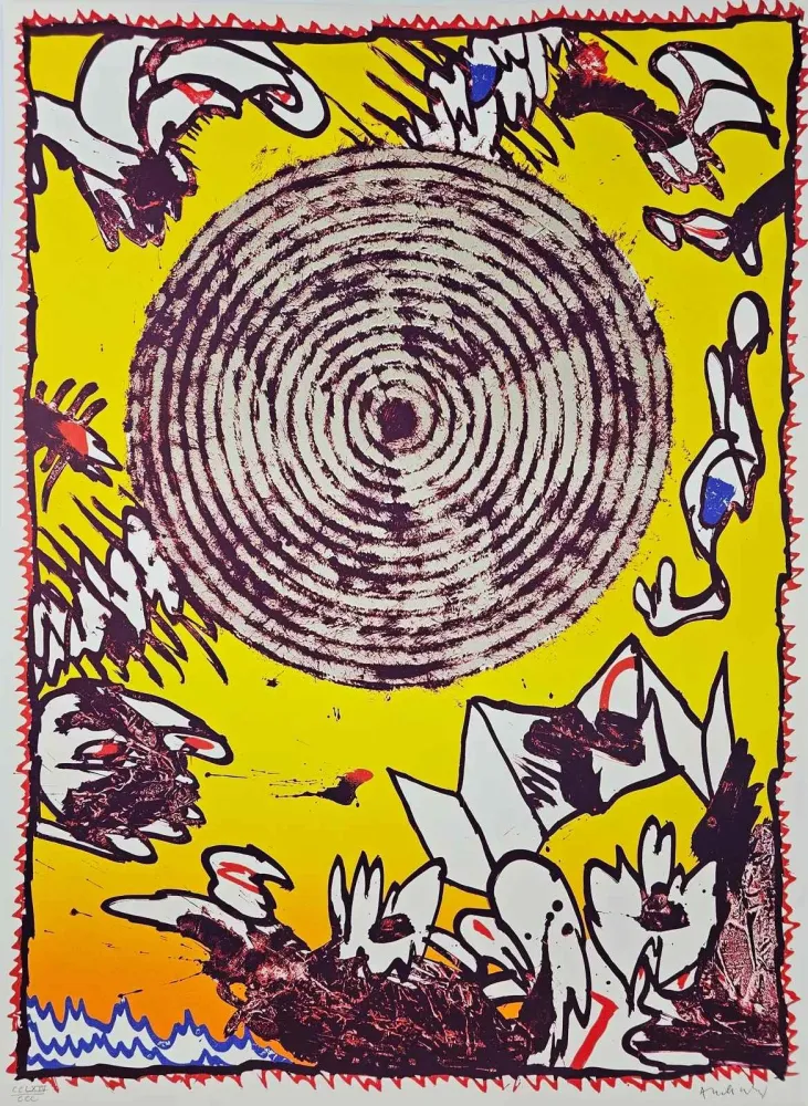 Litografia Alechinsky - Seoul 