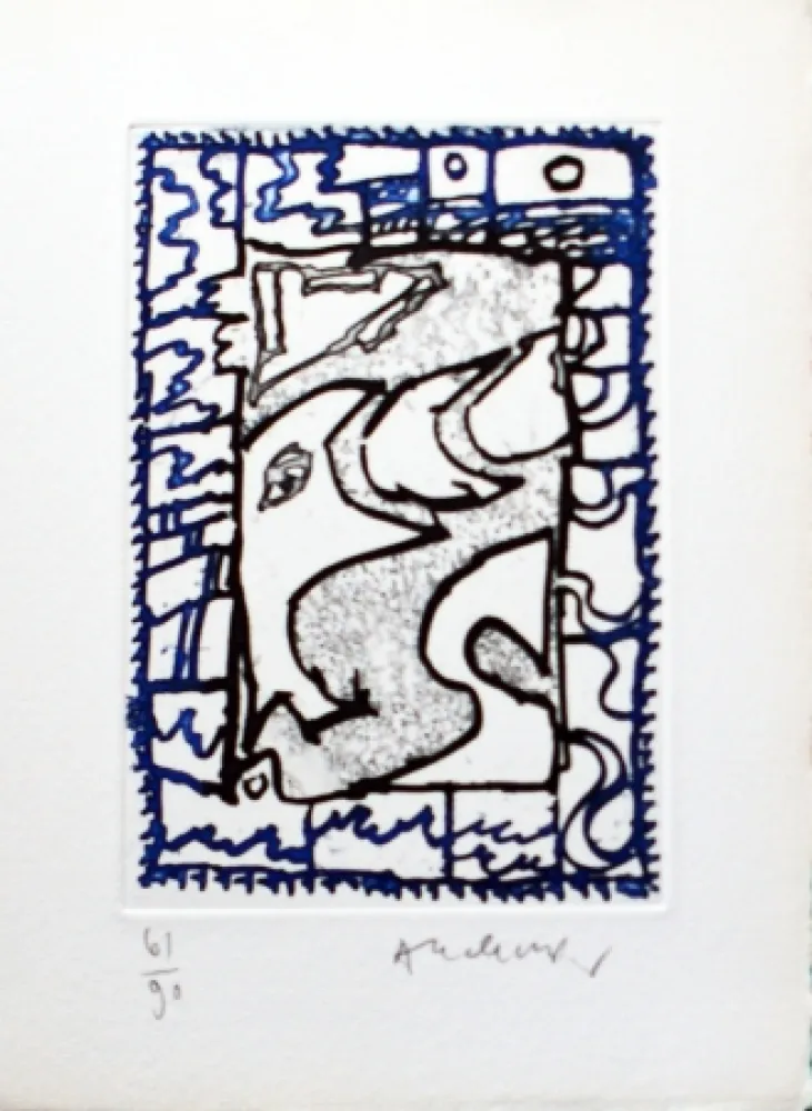 Gravura Alechinsky - Séquence