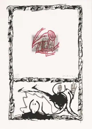 Água-Forte Alechinsky - Serpent 02