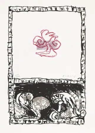 Água-Forte Alechinsky - Serpent 03