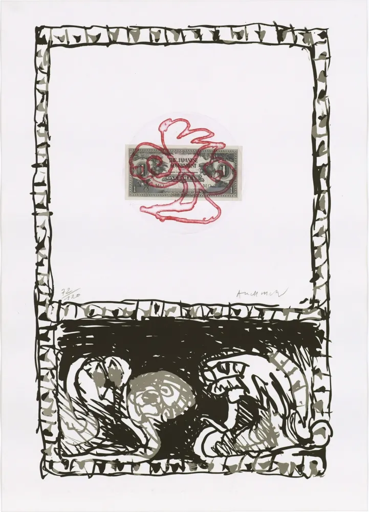 Água-Forte Alechinsky - Serpent 03