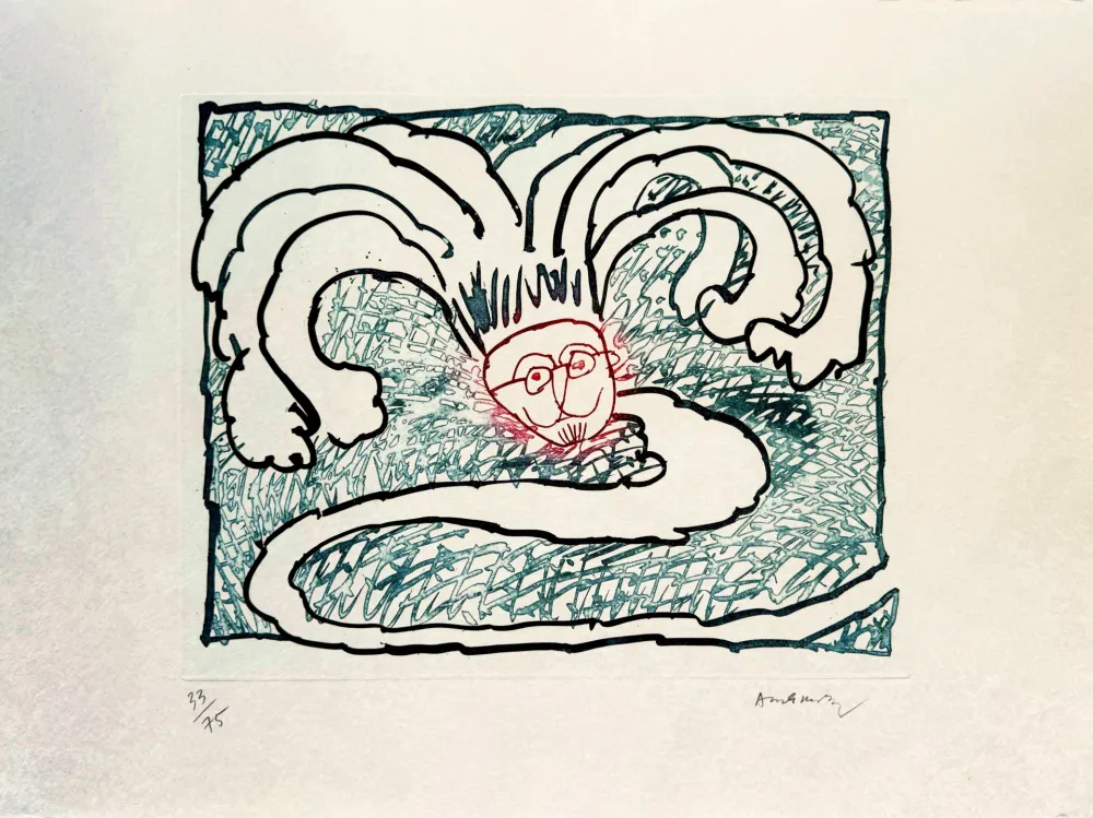 Água-Forte E Água-Tinta Alechinsky - Serpent de Binche