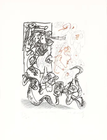 Água-Forte Alechinsky - Serpent de terre