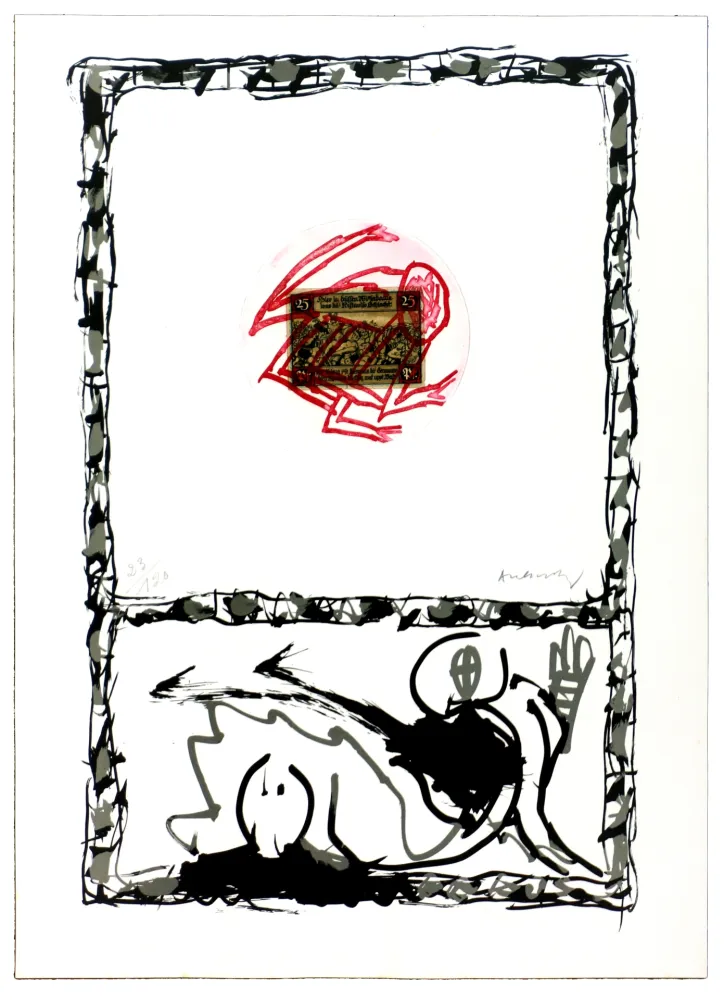 Água-Forte Alechinsky - Serpent I