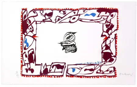 Litografia Alechinsky - Set de Table