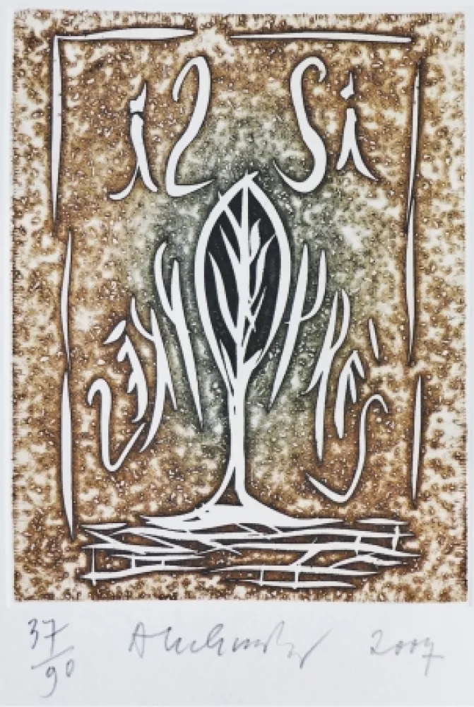 Gravura Alechinsky - Si près