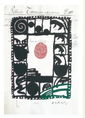 Gravura Alechinsky - Souvenir de Bruxelles