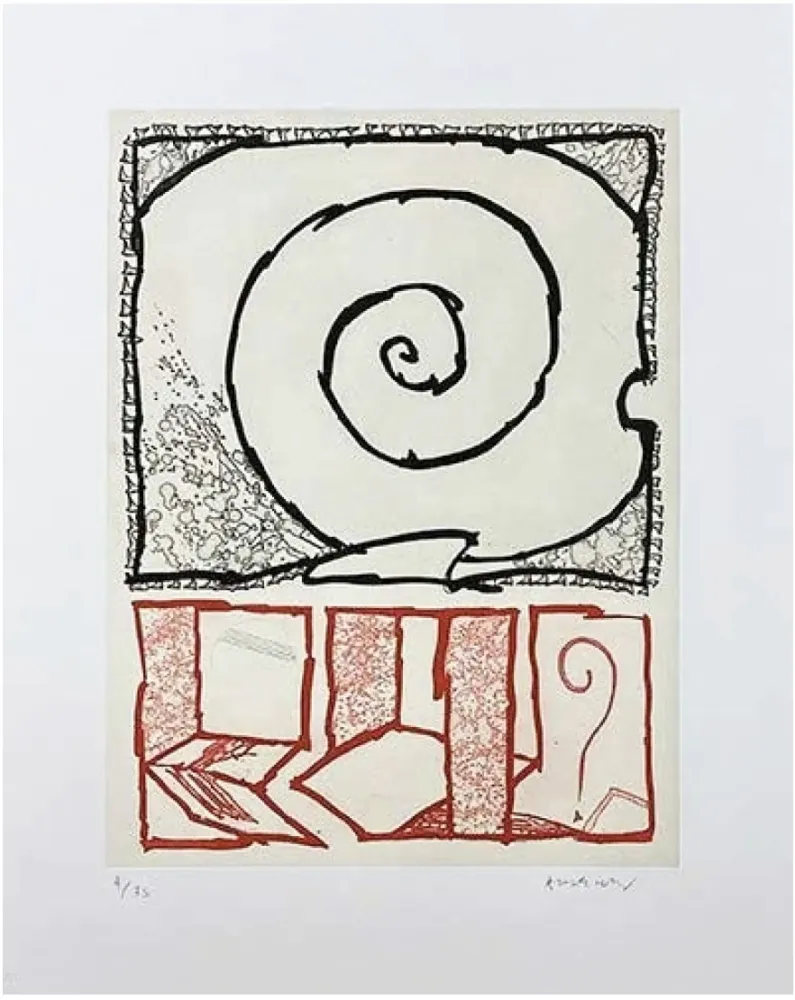 Gravura Alechinsky - Spirale