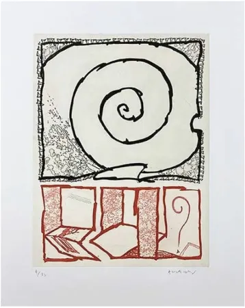 Gravura Alechinsky - Spirale