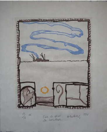 Gravura Alechinsky - Sur le Fil la couleur 