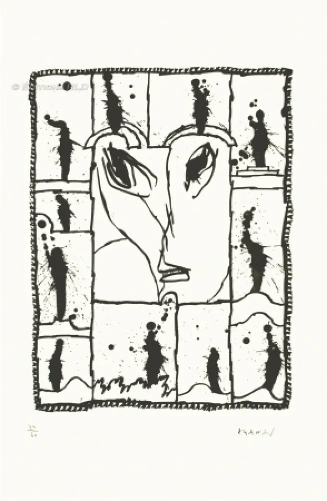 Água-Forte E Água-Tinta Alechinsky - Sur les onze coups de midi