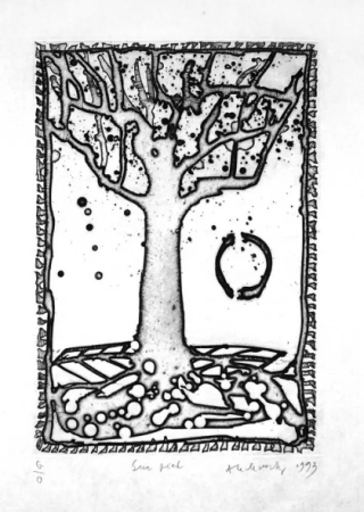 Gravura Alechinsky - Sur pied