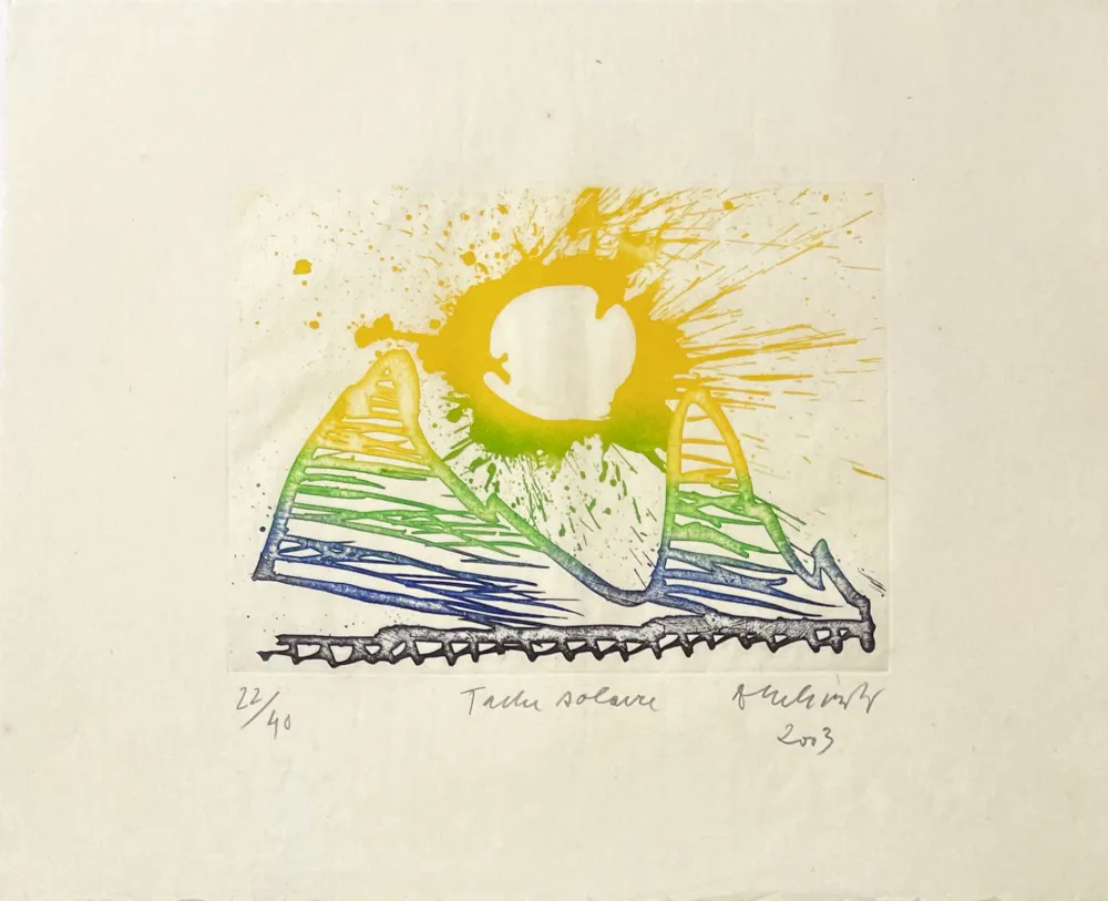 Gravura Alechinsky - Tâche solaire