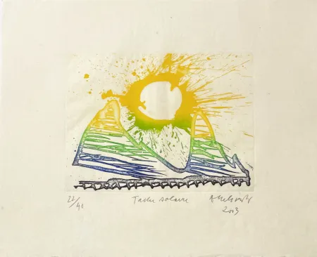 Gravura Alechinsky - Tâche solaire