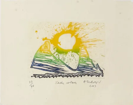 Gravura Alechinsky - Tache solaire