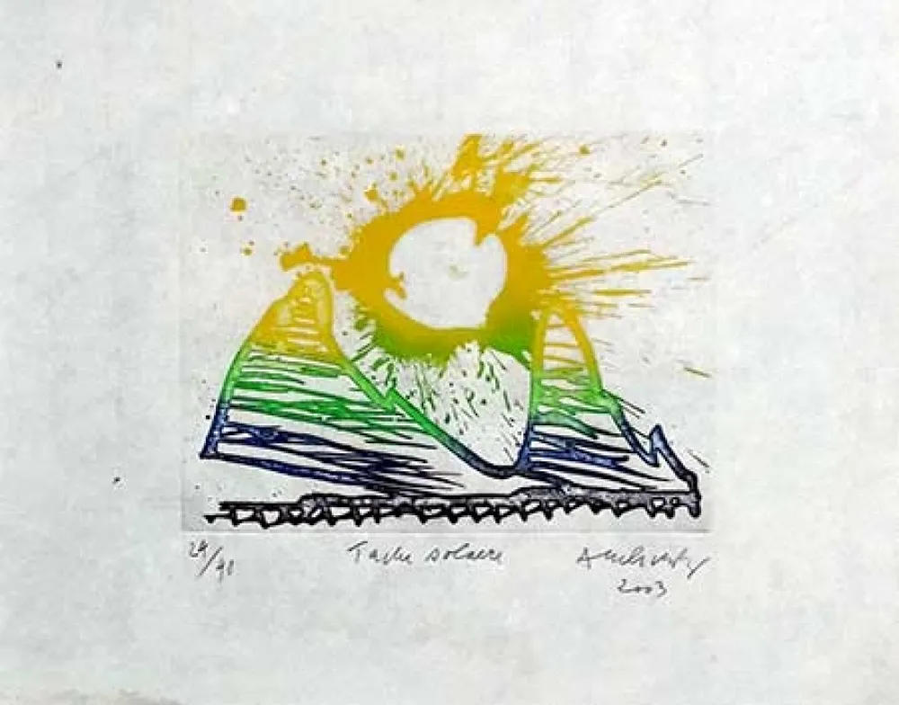 Gravura Alechinsky - Tache solaire