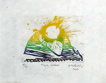 Gravura Alechinsky - Tache solaire