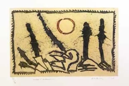 Gravura Alechinsky - Taches d'exclamation