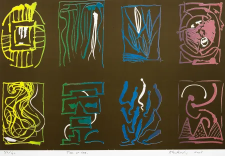 Litografia Alechinsky - Tap et car