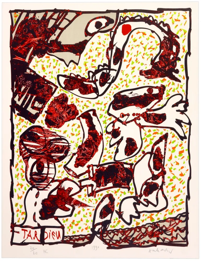 Litografia Alechinsky - Tardieu